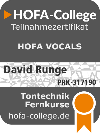 Zertifikat Vocals